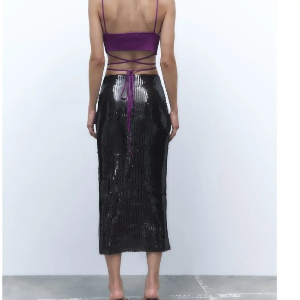 ZARA purple tank top - Picture 3 of 4